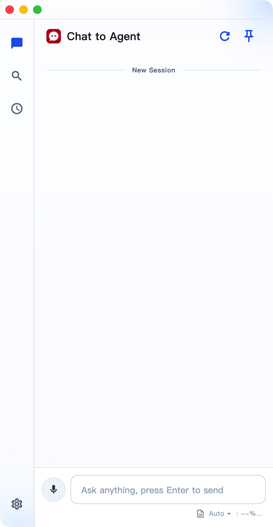 AgentOS Chat screenshot