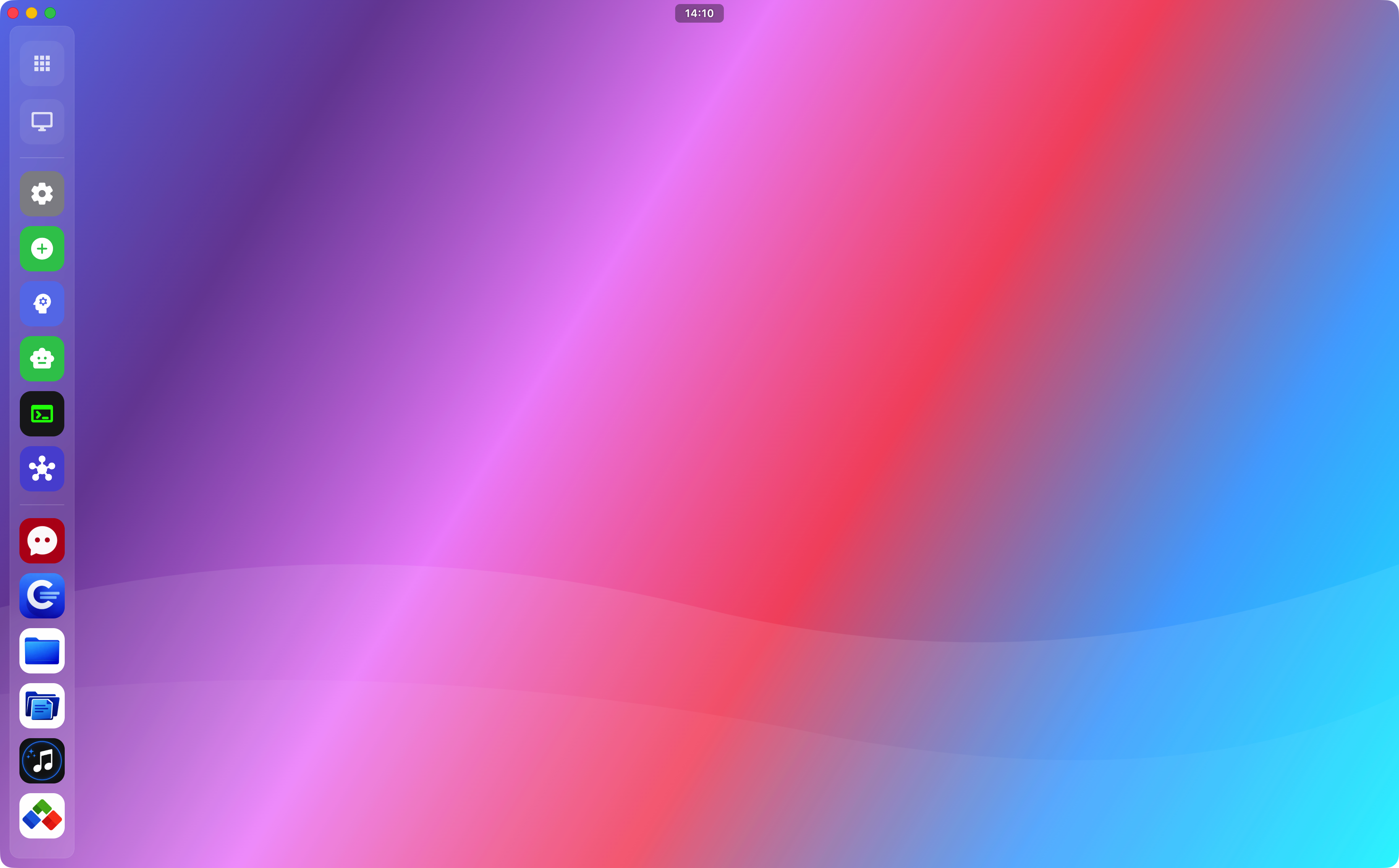 AgentOS Desktop screenshot