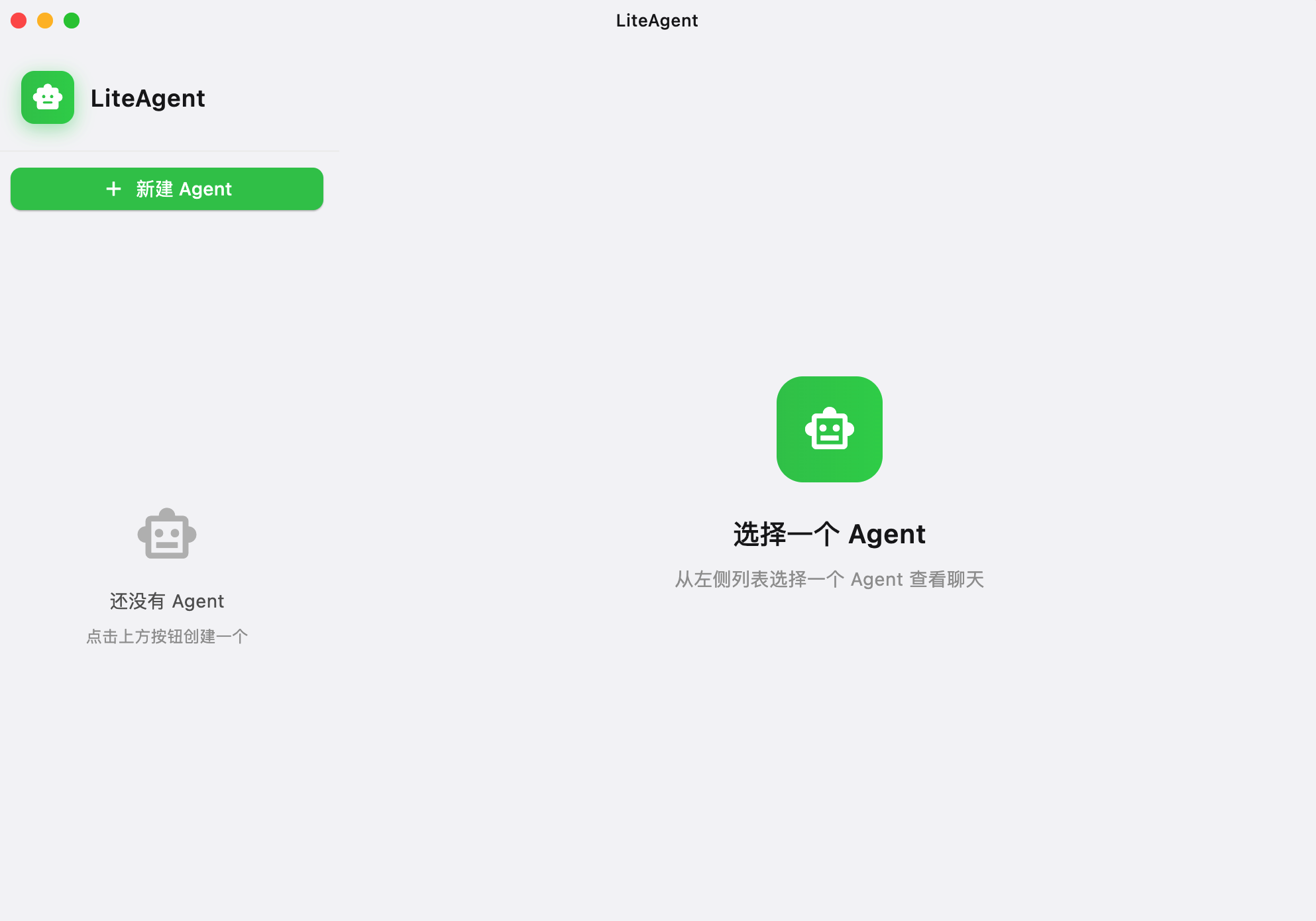 LiteAgent screenshot